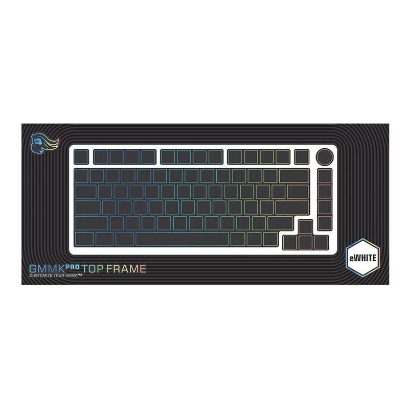 Glorious Modular Mechanical Keyboard PRO 75% Alternative Top Frame - E-White