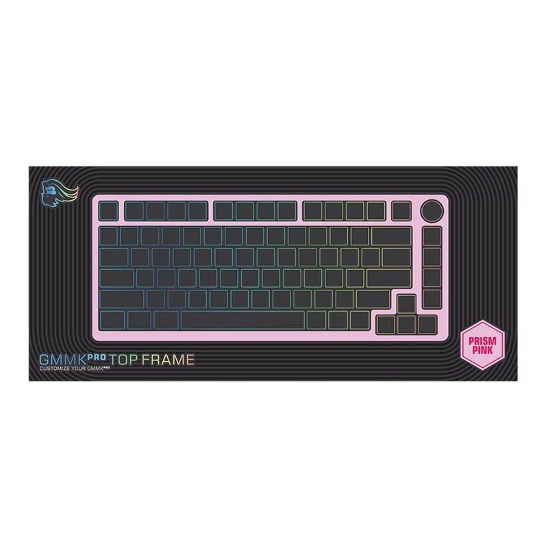 Glorious Modular Mechanical Keyboard PRO 75% Alternative Top Frame - Prism Pink