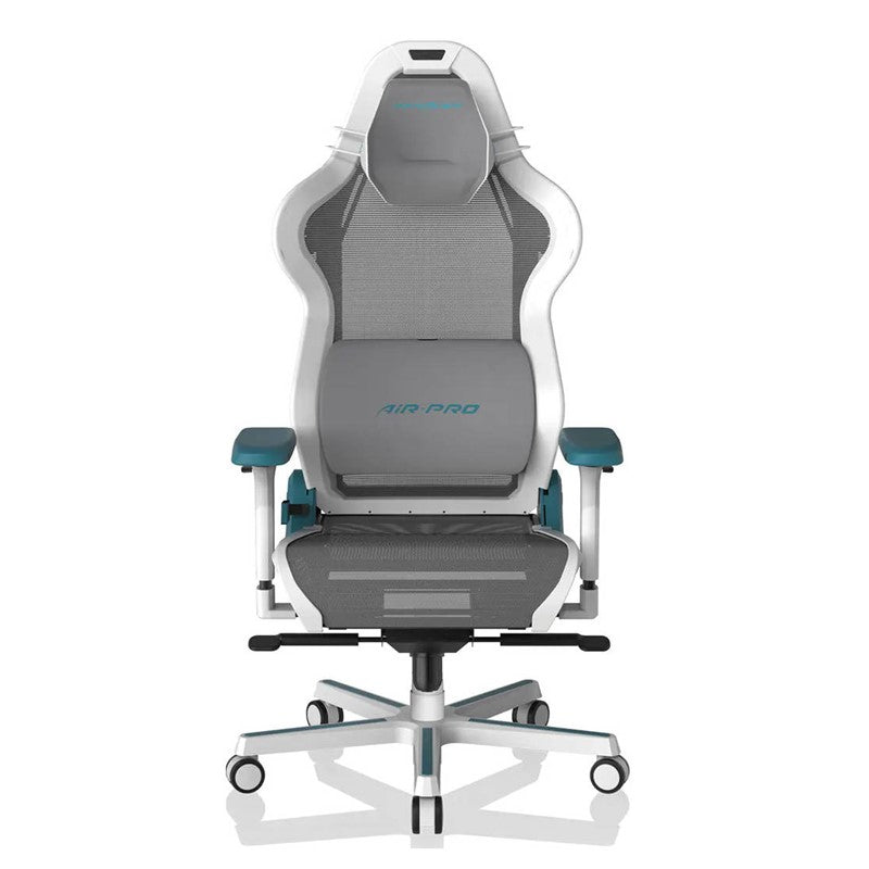 DXRacer Air Pro Series Gaming Chair - White/Cyan