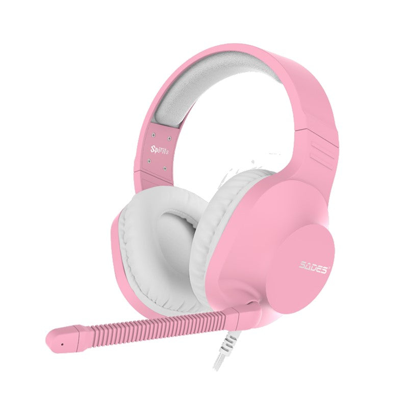 Sades Gaming Headset-Spirits (SA-721) - Pink