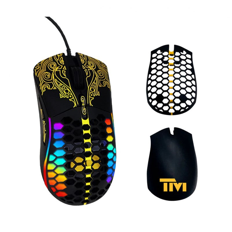 Twisted Minds Coolknight Wired Gaming Mouse RGB - Black - 12000 DPI
