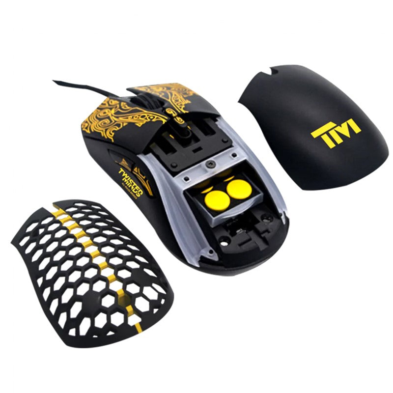 Twisted Minds Coolknight Wired Gaming Mouse RGB - Black - 12000 DPI