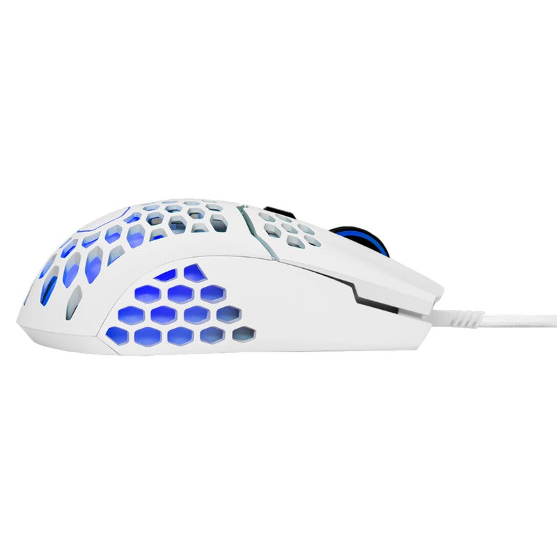Cooler Master MM711 White 60G RGB Gaming Mouse with Lightweight Honeycomb Shell, 16000 DPI Optical Sensor
