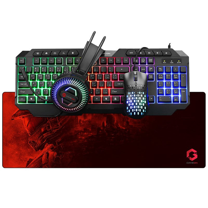 GAMEON CYPHER XL All-In-One Bundle (Keyboard, Headset, Mouse & Mousepad)