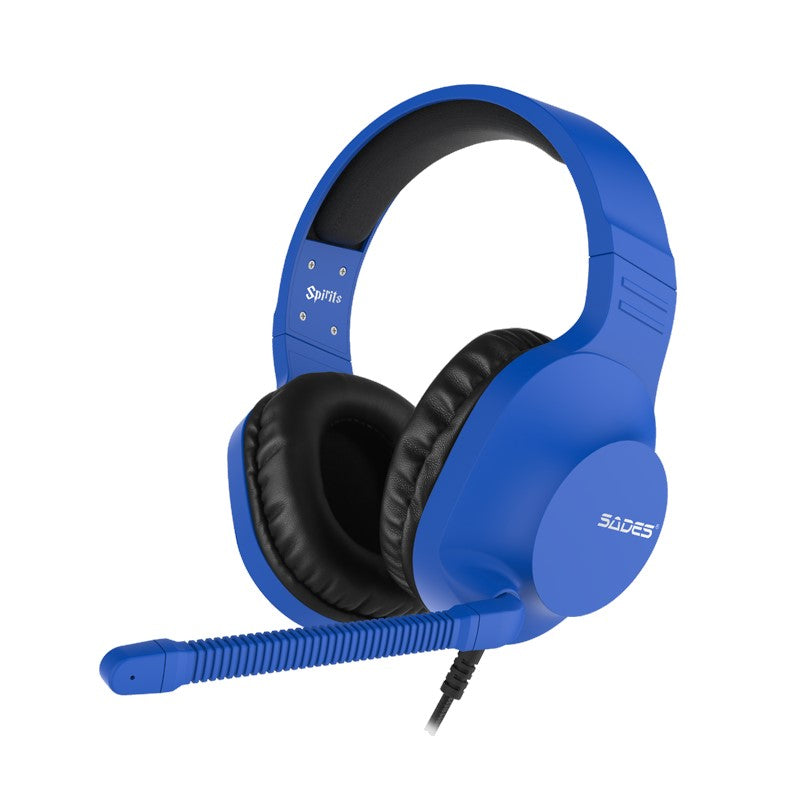 Sades Gaming Headset-Spirits (SA-721) - Blue