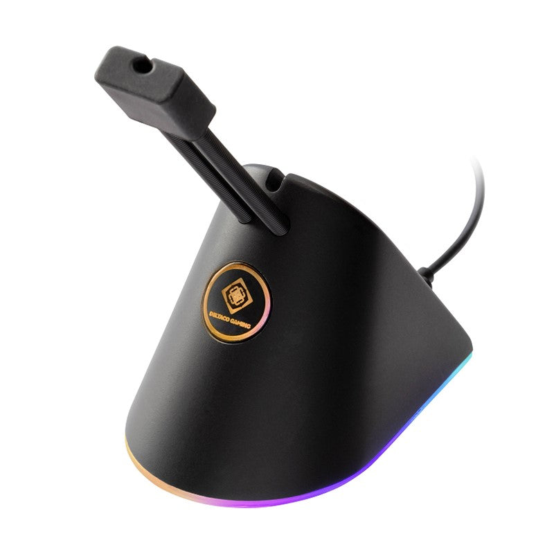 Deltaco Gaming RGB Mouse Bungee, Svart