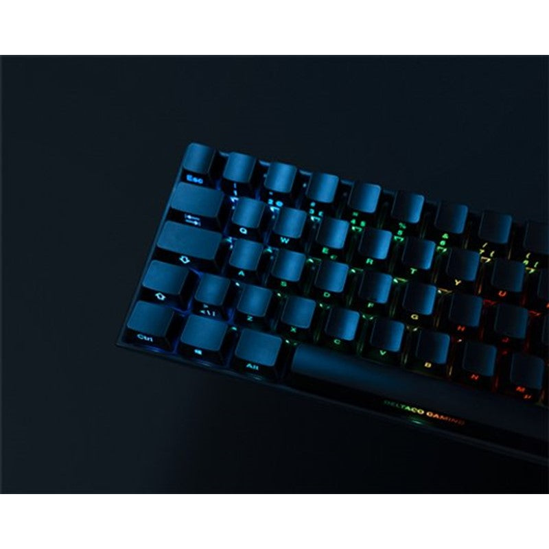 Deltaco Gaming DK440R Wireless 65% keyboard, Front Symbols, UK layout