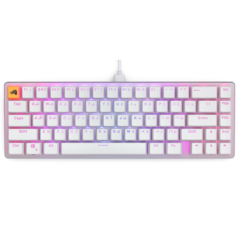 Glorious GMMK2 65% Pre-Built ANSI Wired RGB Mechanical Gaming Keyboard (Arabic Layout)