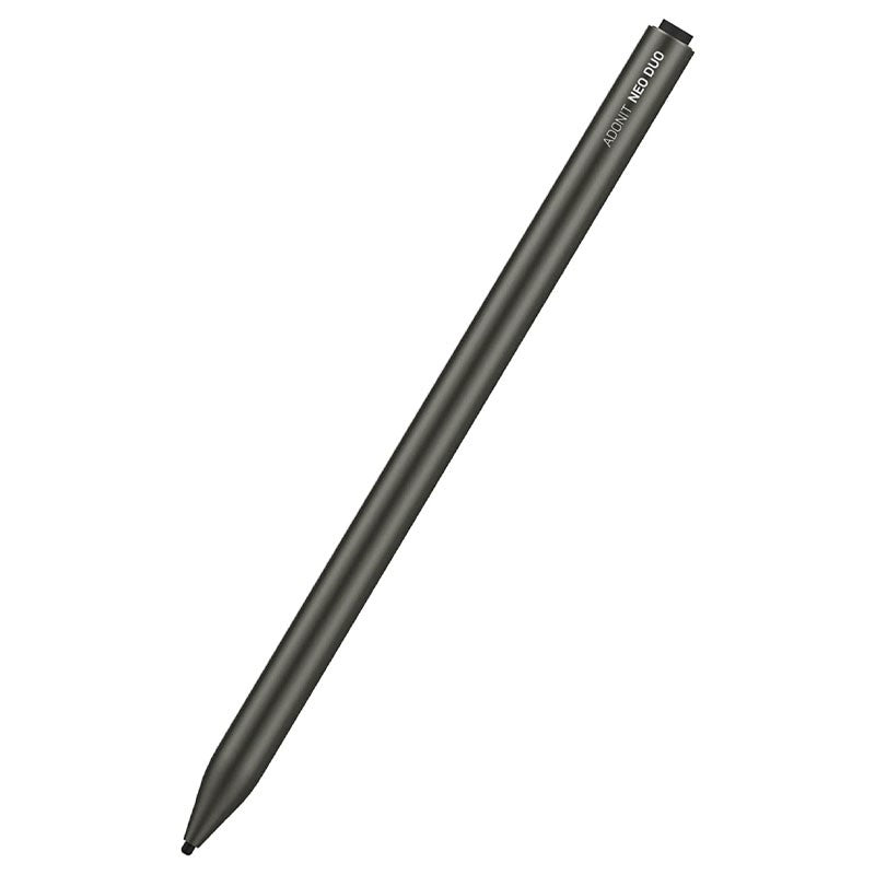 Adonit Neo Duo ، قلم مغناطيسي متعدد الأجهزة لأجهزة iPhone و iPad ، قلم رصاص رقمي نشط الوضع الثنائي ، رفض راحة اليد ، متوافق مع iPad Air ، Mini ، Pro ، iPhone - أسود جرافيت