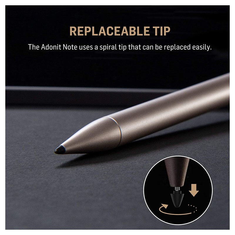 Adonit Note Gold Stylus for iPad/iPad Pro, Gold