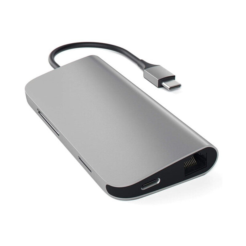 Satechi 8-in-1 USB Type-C Multi-Port Adapter, Space Gray