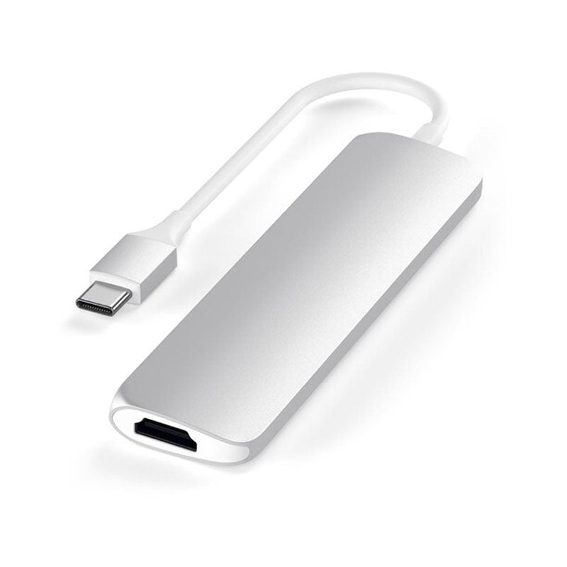 Satechi USB Type-C 4-in-1 Slim Multi-Port Adapter, Silver