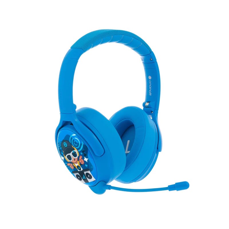 Buddyphones ، Cosmos Plus ، سماعة رأس لإلغاء الضوضاء النشطة ، أزرق بارد