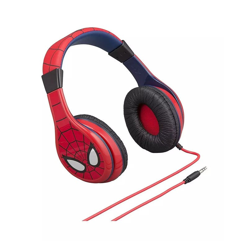 iHome Spiderman Over-Ear Headphone With Mic (IH-KD-SM-140), Red