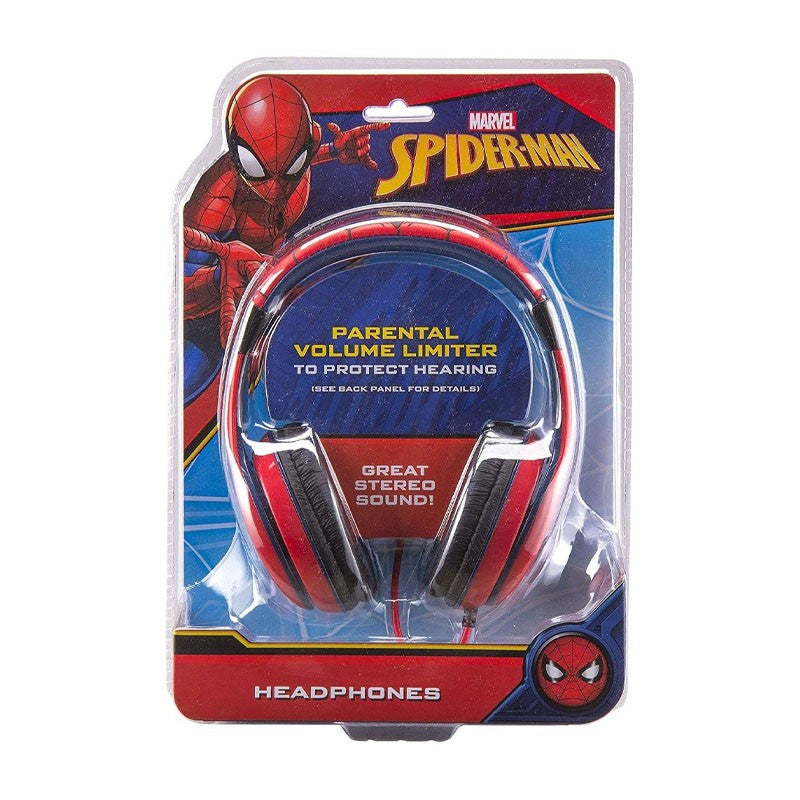 iHome Spiderman Over-Ear Headphone With Mic (IH-KD-SM-140), Red