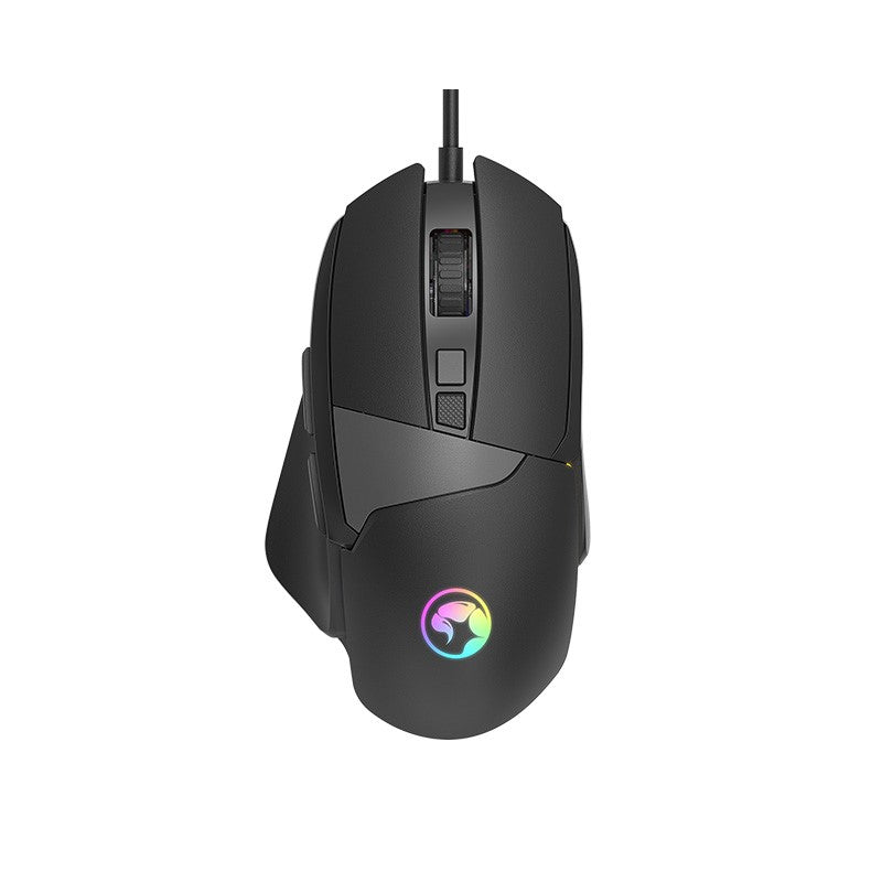 MARVO M411 Wired RGB Gaming Mouse - Black