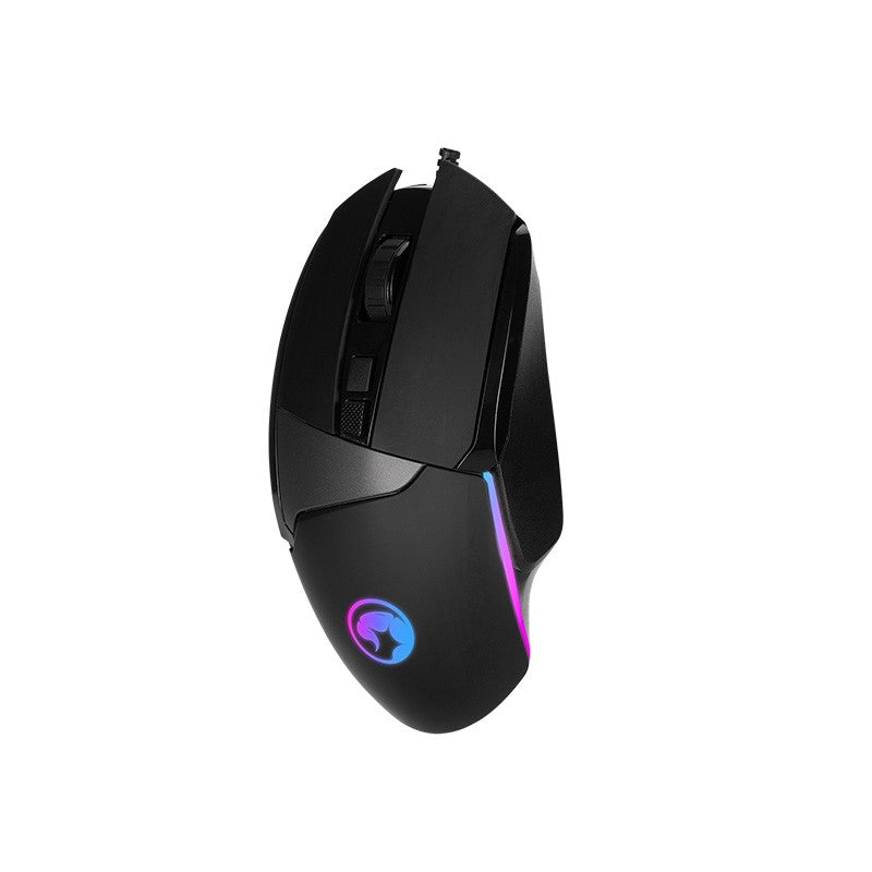 MARVO M411 Wired RGB Gaming Mouse - Black