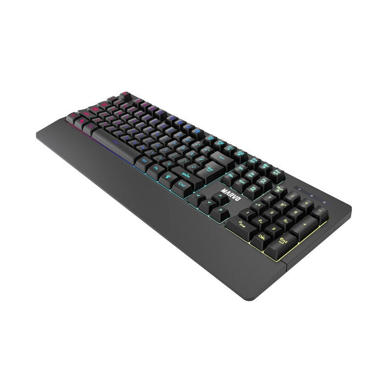 مارفو لوحة مفاتيح الألعاب انجليزي السلكية K635– أسود