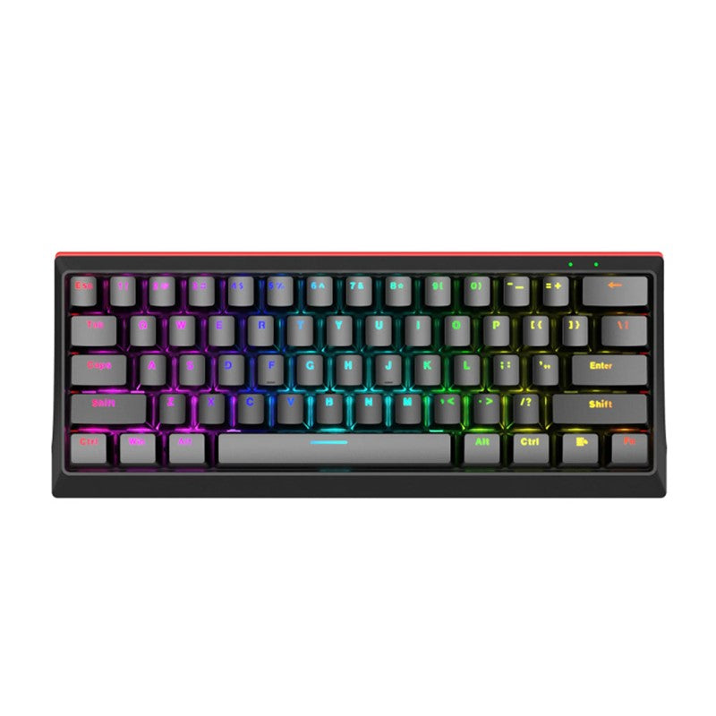 MARVO KG962 EN (Blue Switch) 60% Mechanical Gaming Keyboard with Detachable USB Type-C Cable - Black