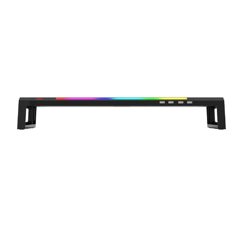 MARVO DZ-01 4 USB Ports, Touch Control Backlight RGB Computer Monitor Stand - Black