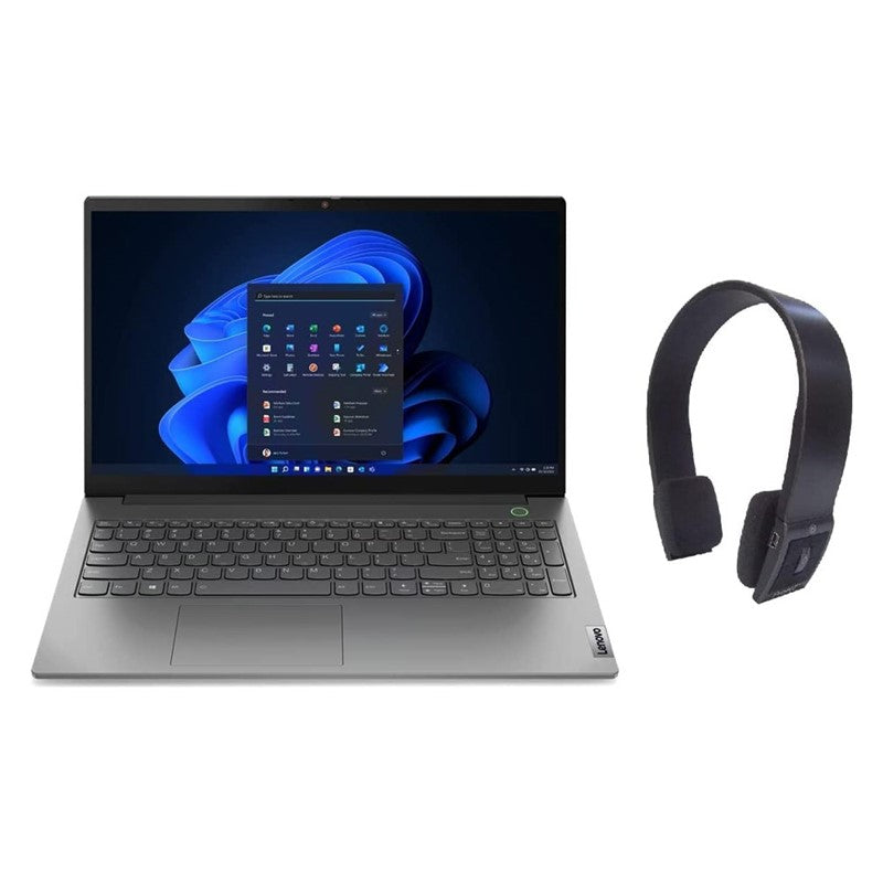 2022 Latest Lenovo ThinkBook 15 G2 Business Laptop 15.6â€ FHD Display Core i5-1135G7 8GB 1TB HDD Intel Iris Xe Graphics WIN11 Pro Grey With Free Pro HT Bluetooth Headset