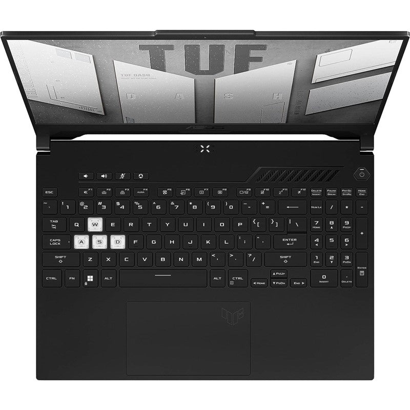 آسوس كمبيوتر محمول للألعاب TUF FX517ZR، 144 هرتز 15.6 FHD، معالج Intel الجيل الثاني عشر Core i7-12650H، NVIDIA GeForce RTX 3070، USB من النوع C، كاميرا ويب، HDMI، Windows 11 Home (64 جيجابايت | 1 تيرابايت SSD)