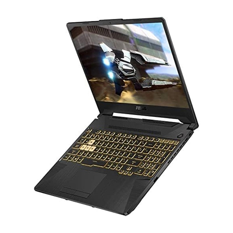 أحدث كمبيوتر محمول للألعاب Asus TUF F15 لعام 2021 بشاشة 15.6 بوصة FHD ومعالج Core i5-11260H وسرعة تصل إلى 4.4 جيجا هرتز و16 جيجا بايت و512 جيجا بايت SSD NVIDIA® RTX 3050 و4 جيجا بايت رسومات RGB وإضاءة خلفية ومفتاح Eng WIN10 Eclipse Gray