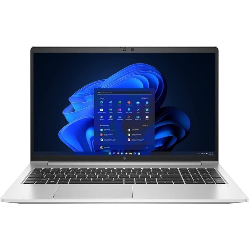 اتش بي ايليت بوك كمبيوتر محمول 650 G9 مقاس 15.6 بوصة - دقة عالية كاملة - 1920 x 1080 - Intel Core i7 الجيل الثاني عشر i7-1265U Deca-core (10 Core) - إجمالي ذاكرة الوصول العشوائي 16 جيجابايت - SSD 512 جيجابايت - فضي