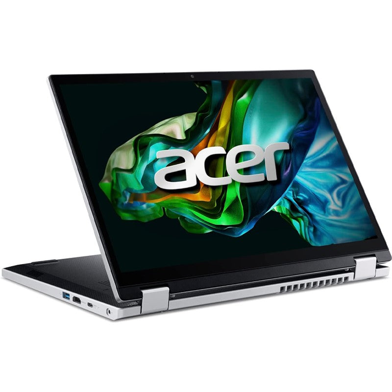 Acer Aspire 3 Spin 14 Convertible Laptop with 13th Gen Intel N100 Quad Core Upto 3.40GHz, 4GB LPDDR5 RAM, 128GB SSD Storage, Intel UHD Graphics, 14