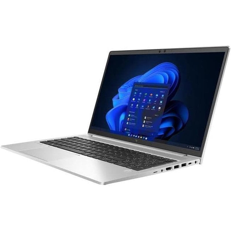 اتش بي ايليت بوك كمبيوتر محمول 650 G9 مقاس 15.6 بوصة - عالي الدقة بالكامل - 1920 x 1080 - Intel Core i5 الجيل الثاني عشر i5-1235U Deca-core (10 كور) - إجمالي ذاكرة الوصول العشوائي 16 جيجابايت - SSD 256 جيجابايت - فضي