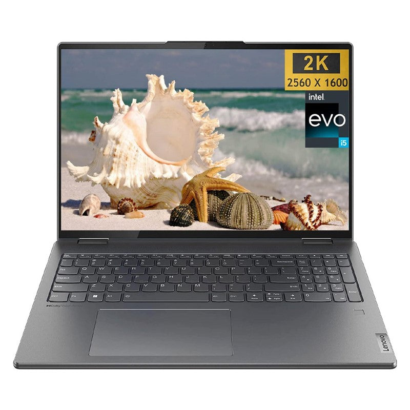 Lenovo 2023 Newest Yoga 7i 2-in-1 Laptop, 16 inch 2.5K IPS Touchscreen Display, 12th Intel Evo Platform i5-1240P(12 Core), 8GB RAM, 512GB SSD, Backlit Keyboard, Wi-Fi 6, Windows 11 Home