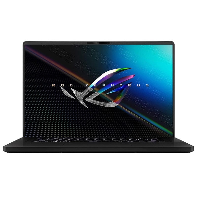 ASUS ROG Zephyrus M16 Off Black 14Core من الجيل الثاني عشر i9 وحدة المعالجة المركزية 2.5 جيجا هرتز، 32 جيجا بايت رام، 1 تيرابايت SSD، NVIDIA GeForce RTX3070 Ti، 8 جيجا GDDR6، 16 بوصة WQXGA، كاميرا ويب عالية الدقة، ويندوز 11 هوم، Backlit-RGB-Eng-KB