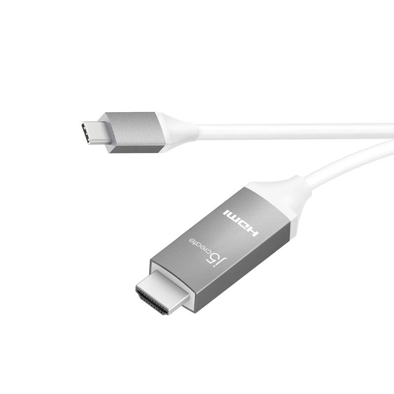 j5create JCC153G USB-C to 4K HDMI Cable, Grey, 1.5 m