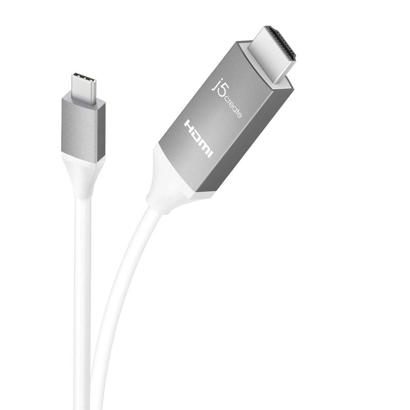 j5 create JCC153G كابل USB-C إلى HDMI 4K، رمادي، 1.5 متر