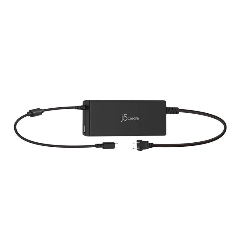 j5create JUP2290C 100W PD USB-C Super Charger - UK, Black, includes 1.2 m cable