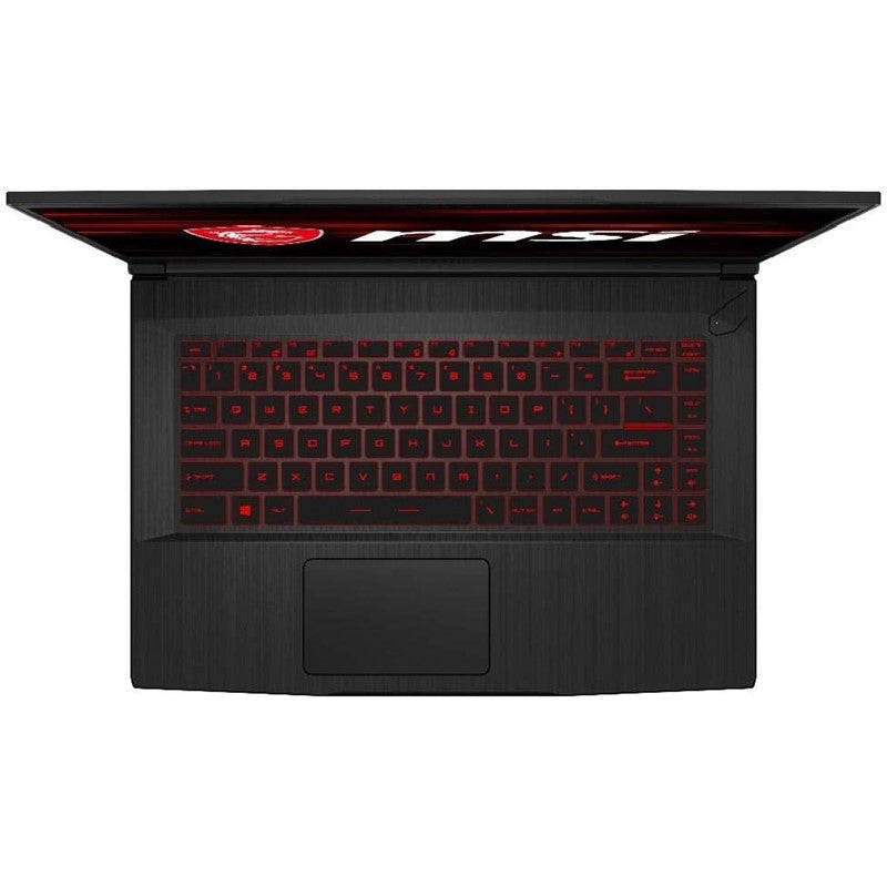 MSI GF65 Thin 10SDR Gaming Laptop With 15.6-Inch Display, Core i7-10750H Processor, 8GB RAM, 512GB SSD, 6GB NIVDIA GeForce GTX 1660Ti, English Keyboard, Windows 10, Black