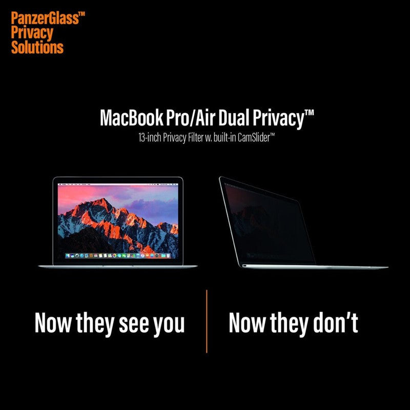 PANZERGLASS Magnetic Privacy Screen Protector for 13.3'' MacBook Air/Pro, PNZP528