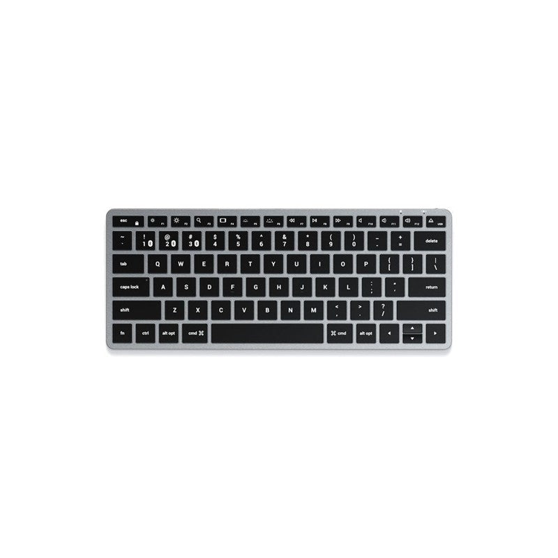 SATECHI Ultra Slim Backlit X1 Bluetooth Keyboard - Space Grey, ST-BTSX1M