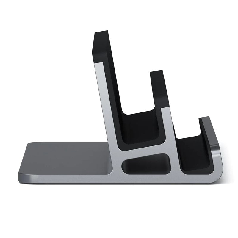 SATECHI Dual Vertical Laptop Stand - 2-in-1 Dock Stand - Space Grey, ST-ADVSM