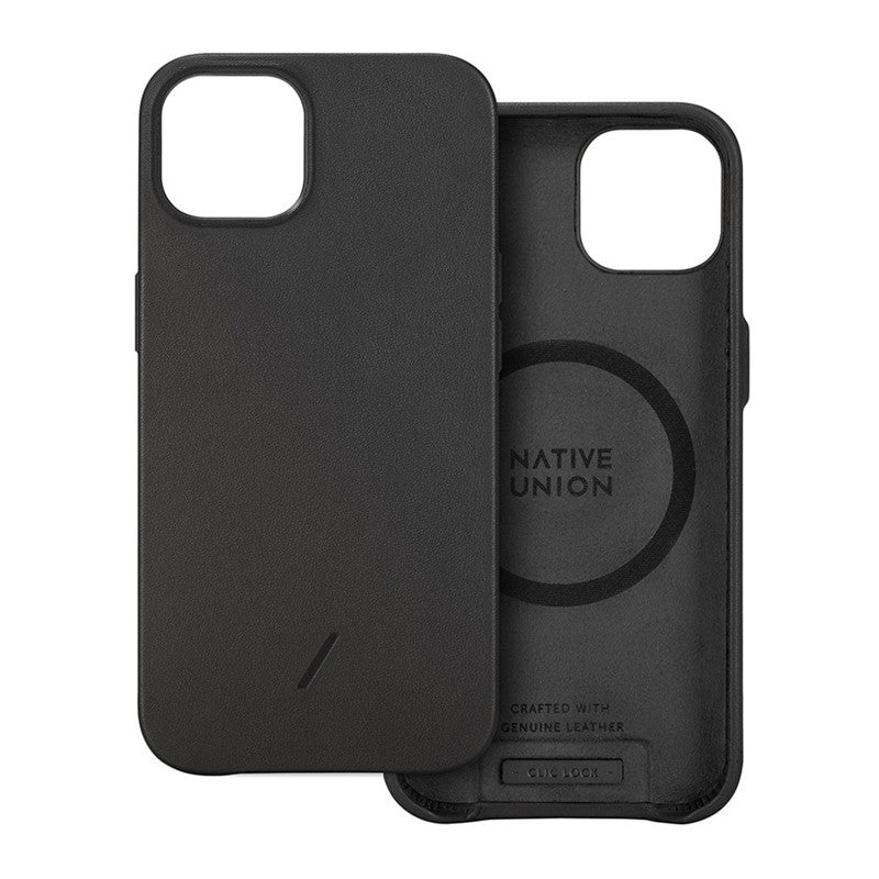 Native Union iPhone 13 Pro - Clic Classic Magnetic Case - Black, NU-CCLAS-BLK-NP21MP