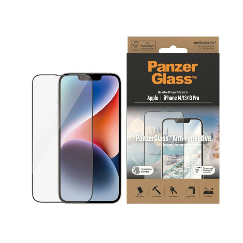 PanzerGlass iPhone 14 Plus - UWF Anti-Reflective Screen Protector with Applicator - Clear, PNZ2789