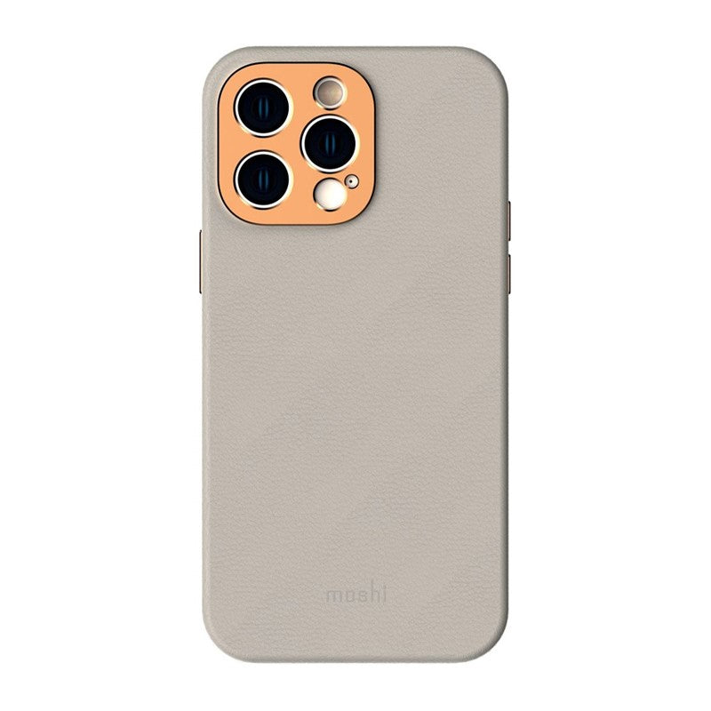 Moshi iPhone 14 Pro Max - Napa Case with MagSafe & Cam Cover - Gray, MSHI-H-088015