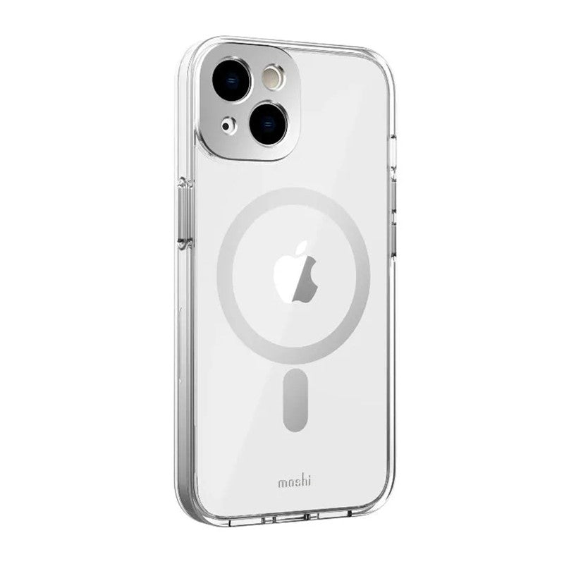 Moshi iPhone 14 Plus - iGLAZE Case with MagSafe & Cam Cover - Silver, MSHI-H-137206