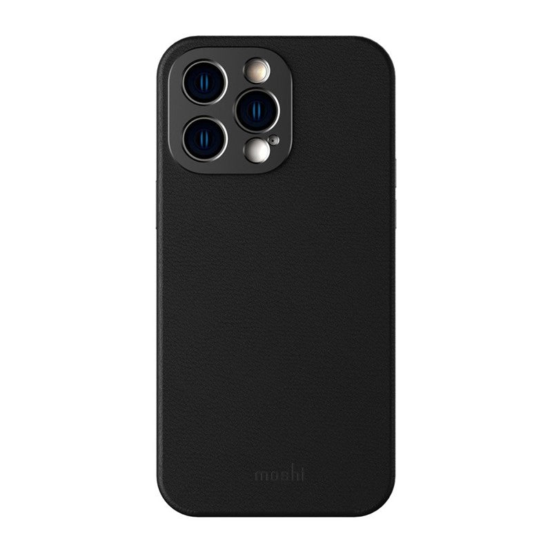 موشي ايفون 14 برو - غلاف Napa مع MagSafe وغطاء كاميرا - أسود