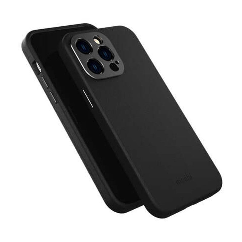 موشي ايفون 14 برو - غلاف Napa مع MagSafe وغطاء كاميرا - أسود