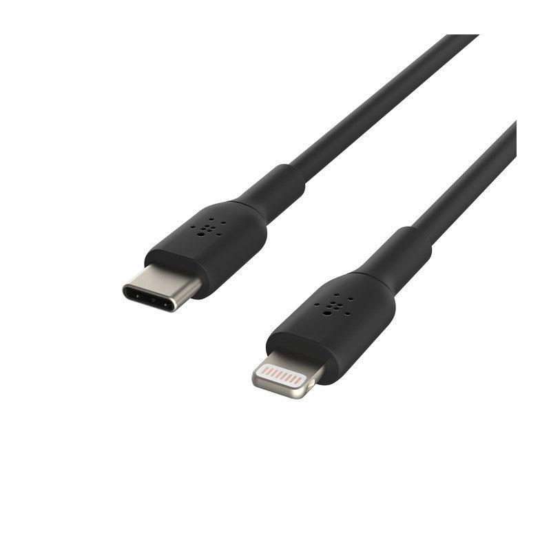 Belkin BoostCharge USB-C Cable with Lightning Connector 1Meter - Black, BKN-CAA003bt1MBK