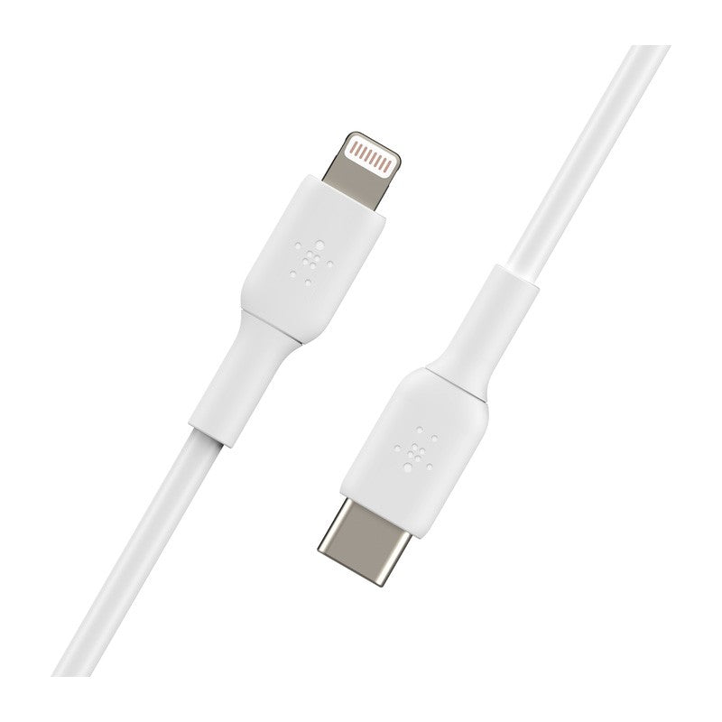 Belkin BoostCharge USB-C Cable with Lightning Connector 1Meter - White, BKN-CAA003bt1MWH