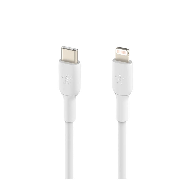 Belkin BoostCharge USB-C Cable with Lightning Connector 1Meter - White, BKN-CAA003bt1MWH