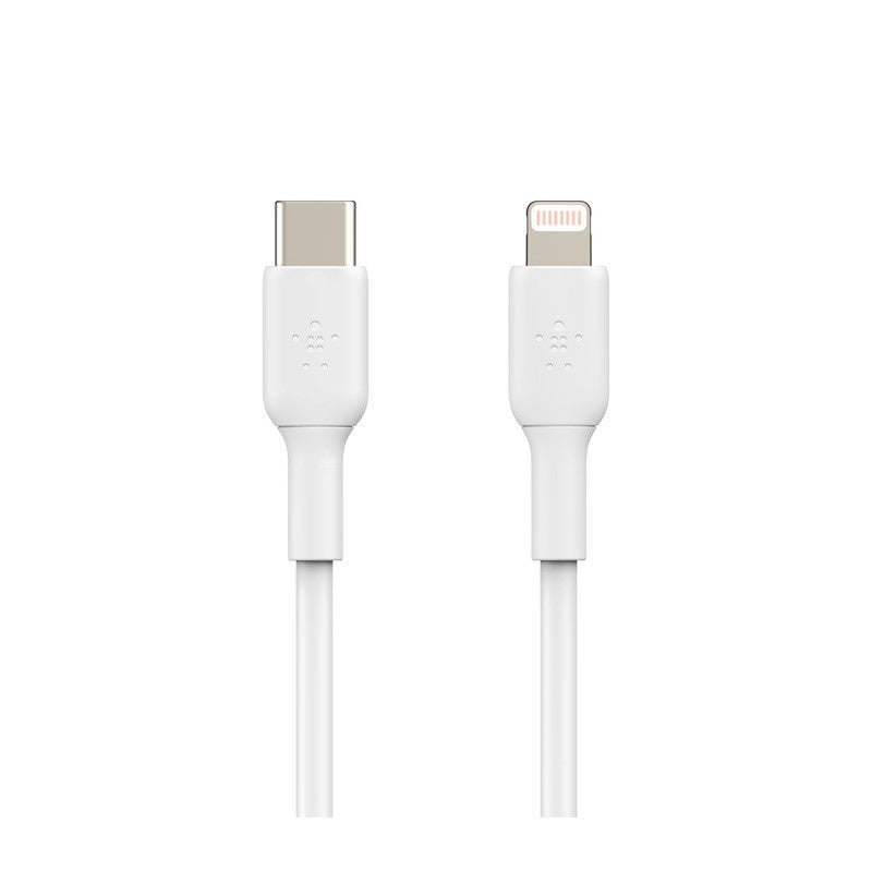 Belkin BoostCharge USB-C Cable with Lightning Connector 1Meter - White, BKN-CAA003bt1MWH