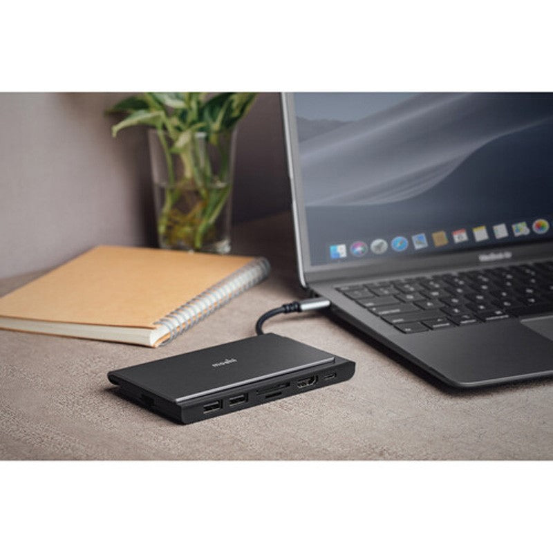 Moshi Symbus Mini 7-in-1 Portable USB-C HUB - Gray, MSHI-L-084275